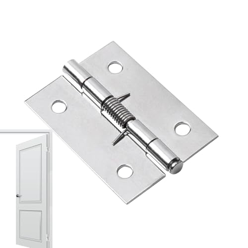 Federscharnier, automatisches Türschließer-Scharnier, Edelstahlscharniere für Türen, starke Tragfähigkeit, Autotürschließer für Schlafzimmer, Innenschrank, Kleiderschrank Federscharnier, automatisches Türschließer-Scharnier, Edelstahlscharniere für Türen, starke Tragfähigkeit, Autotürschließer für Schlafzimmer, Innenschrank, Kleiderschrank von Yongany