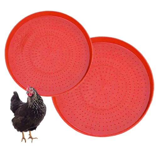 Geflügel-Futtertablett, Küken-Vorspeisen-Platte, Geflügel-Futterstation, rutschfeste Bewässerung für Gehege, Stall, Garten, Hinterhof, Outdoor, Scheune, Bauernhof, Gänschen, Vogel, Henne, Wachtel Geflügel-Futtertablett, Küken-Vorspeisen-Platte, Geflügel-Futterstation, rutschfeste Bewässerung für Gehege, Stall, Garten, Hinterhof, Outdoor, Scheune, Bauernhof, Gänschen, Vogel, Henne, Wachtel von Yongany