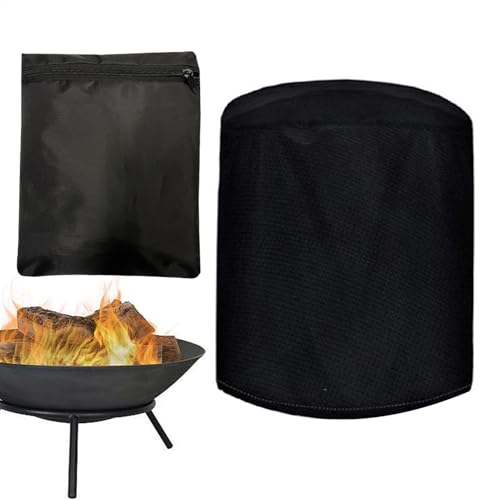 Grillabdeckung - Wasserdichte Runde BBQ Grillabdeckung | 210D Oxford-Gewebe, UV-beständiger, robuster Schutz mit Kordelzug-Verschluss für Innenbereich, Terrasse, Camping von Yongany