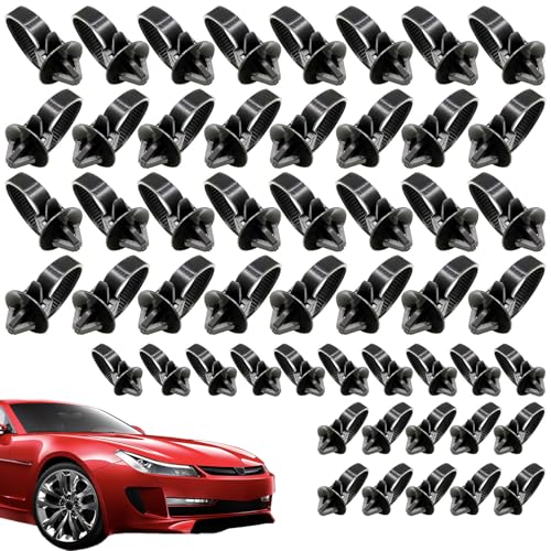 Nylon-Kabelbinder-Schnalle, 50 x Nylonbänder, verschleißfest, Mehrzweck-Auto-Reparaturwerkzeug für die tägliche Reparatur, Auto-Befestigung von Yongany