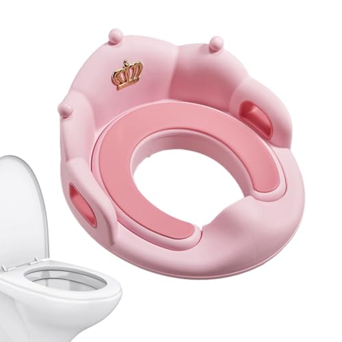 Töpfchentrainingssitz für Kinder | Toilettenring in Kronenform, rutschfestes Kissen, bequemer Toilettenring, leicht zu reinigendes Trainings-WC-gepolstertes Kissen, stabiler WC-Sitz für Kleinkinder Töpfchentrainingssitz für Kinder | Toilettenring in Kronenform, rutschfestes Kissen, bequemer Toilettenring, leicht zu reinigendes Trainings-WC-gepolstertes Kissen, stabiler WC-Sitz für Kleinkinder von Yongany