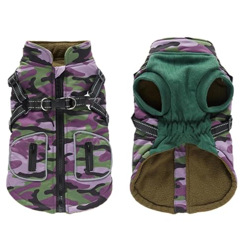 Wasserdichte Hundeweste, reflektierende Kleidung, Haustierkleidung mit reflektierenden Streifen, verstellbarer Hunde-Wintermantel für kleine und mittelgroße und große Haustiere Wasserdichte Hundeweste, reflektierende Kleidung, Haustierkleidung mit reflektierenden Streifen, verstellbarer Hunde-Wintermantel für kleine und mittelgroße und große Haustiere von Yongany