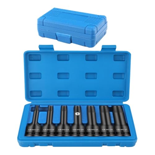 Werkzeug zum Entfernen von abisolierten Schrauben – Hochfestes Schraubenausdreher-Set für beschädigte Schraubenausdreher – Präzises Schraubenausdreher-Set Abisoliertes Schraubenausdreher-Kit für von Yongany