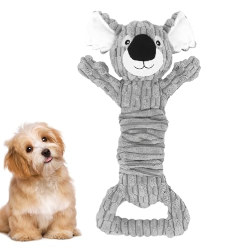 Yongany Quietschspielzeug für Hunde, Plüschspielzeug für Hunde, Koala-Form, Kauwerkzeug, Cartoon-Tauziehen, Spielzubehör für Haustiere Yongany Quietschspielzeug für Hunde, Plüschspielzeug für Hunde, Koala-Form, Kauwerkzeug, Cartoon-Tauziehen, Spielzubehör für Haustiere von Yongany