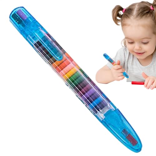 Yongany Zeichenstifte für Künstler, 20 Farben, sicheres Malstift-Set, Permanentmarker, Wachsmalstifte, austauschbares, geruchloses Farbmarker-Set für Steinmalerei Yongany Zeichenstifte für Künstler, 20 Farben, sicheres Malstift-Set, Permanentmarker, Wachsmalstifte, austauschbares, geruchloses Farbmarker-Set für Steinmalerei von Yongany