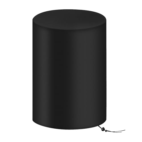 Yongmcxhhj 55-Gallon Fassabdeckung Aus 500D Oxford-Stoff,Wassertank Abdeckplane Wasserdicht - Staubdichte Allwetter-Abdeckung Für Ausrüstung Terrasse Garten Möbel Weg Outdoor von Yongmcxhhj