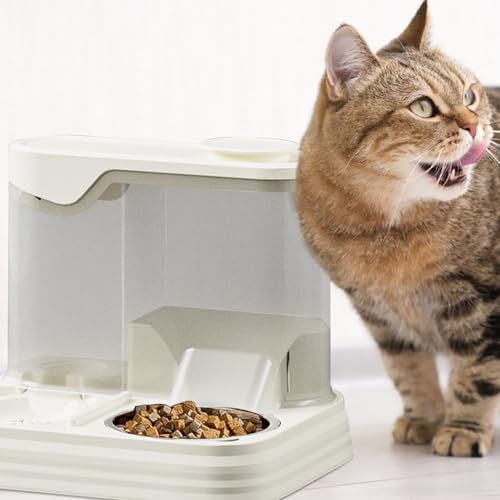 Yongmcxhhj Automatischer Katzenfutter Und Wasserspender Futterautomat Katze Und Wasserspender 30x25x23cm 2 In 1 Gravitation Katzenfutter Automat Unterstützt Einfaches Füttern Für Katzen Kleine Hunde Yongmcxhhj Automatischer Katzenfutter Und Wasserspender Futterautomat Katze Und Wasserspender 30x25x23cm 2 In 1 Gravitation Katzenfutter Automat Unterstützt Einfaches Füttern Für Katzen Kleine Hunde von Yongmcxhhj