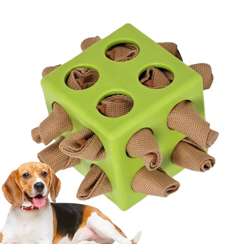 Yongmcxhhj Hund Futterball Langsamfütterer,Interaktives Hundespielzeug Für Leckerlis | Welpen Spielzeug Für Geistige Förderung Gegen Langeweile & Stress von Yongmcxhhj