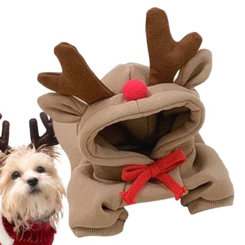 Yongmcxhhj Kapuzenpullover Für Hunde, Rentier Hund Kapuzenpulli, Kalte Jahreszeit Kleidung Haustierbekleidung Für Täglichen Traum Geburtstagsfeier Festliche Zusammenkünfte Yongmcxhhj Kapuzenpullover Für Hunde, Rentier Hund Kapuzenpulli, Kalte Jahreszeit Kleidung Haustierbekleidung Für Täglichen Traum Geburtstagsfeier Festliche Zusammenkünfte von Yongmcxhhj
