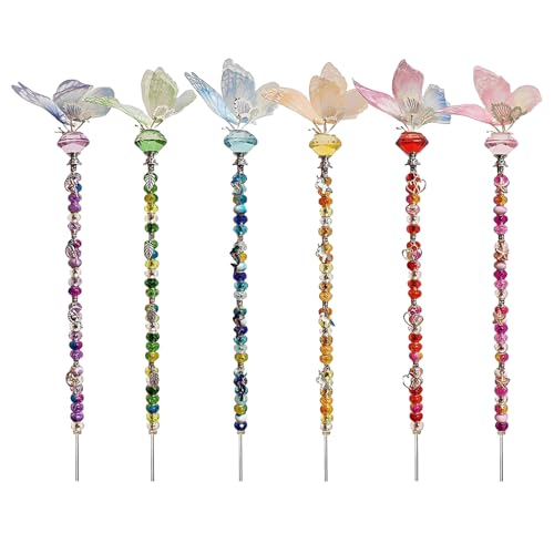 Yongmcxhhj Perlen-Feengarten-Stakes-Set, - , Gartenpfahl, Perlen-Kits, Einsatz Ornament, Schmetterling, Kunst, Dekoration für Urlaub, Hochzeit, Rasen, Hinterhof Yongmcxhhj Perlen-Feengarten-Stakes-Set, - , Gartenpfahl, Perlen-Kits, Einsatz Ornament, Schmetterling, Kunst, Dekoration für Urlaub, Hochzeit, Rasen, Hinterhof von Yongmcxhhj