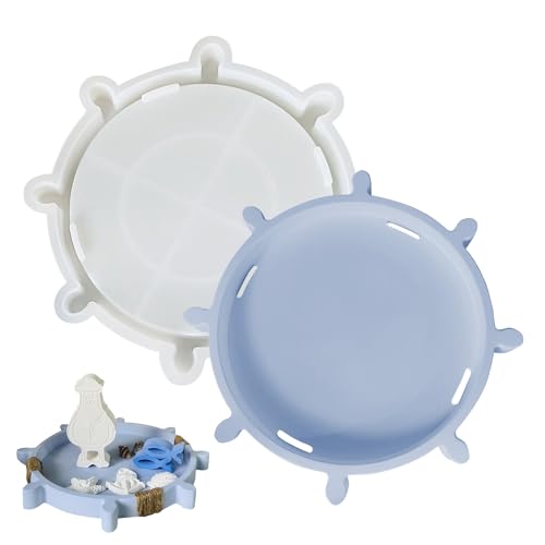 Yongmcxhhj Tablettformen für Epoxidharz | Servierschalenform - Kunsthandwerk Ruder Design Zementformen für Raumdekoration Hochzeitstisch Hausharz Casting Yongmcxhhj Tablettformen für Epoxidharz | Servierschalenform - Kunsthandwerk Ruder Design Zementformen für Raumdekoration Hochzeitstisch Hausharz Casting von Yongmcxhhj