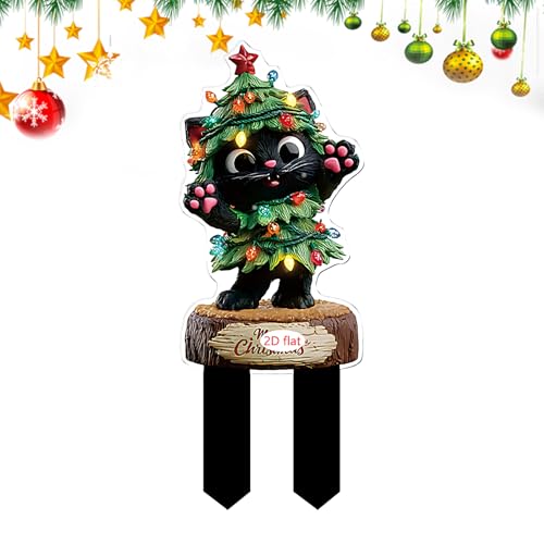 Yongmcxhhj Weihnachtliche Hofpfähle | Hofschilder für den Außenbereich – 2D-flaches Acryl-Partyzubehör für Pflanzgefäß, Blumentopf, Weg, Außenbereich, Terrasse, Hinterhof Yongmcxhhj Weihnachtliche Hofpfähle | Hofschilder für den Außenbereich – 2D-flaches Acryl-Partyzubehör für Pflanzgefäß, Blumentopf, Weg, Außenbereich, Terrasse, Hinterhof von Yongmcxhhj