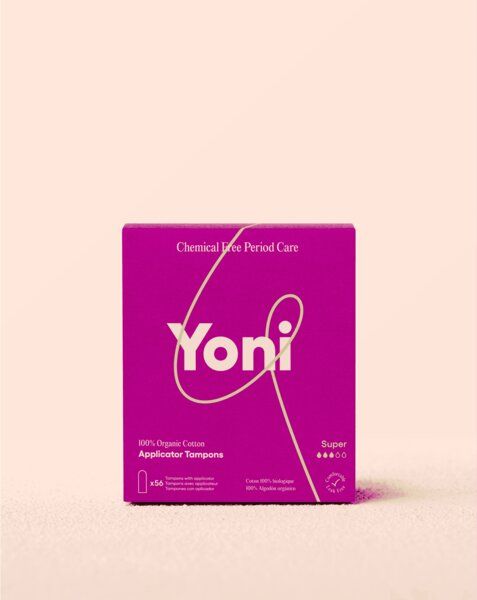 Yoni Tampons mit Applikator - 100 % Bio-Baumwolle von Yoni