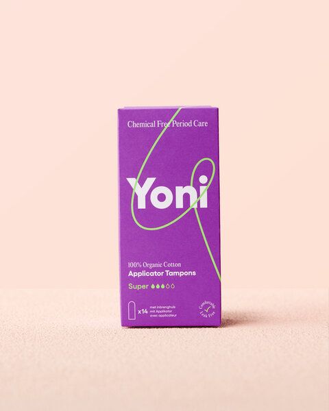 Yoni Tampons mit Applikator - 100 % Bio-Baumwolle von Yoni