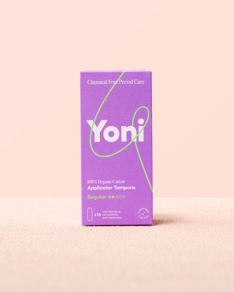 Yoni Tampons mit Applikator - 100 % Bio-Baumwolle von Yoni