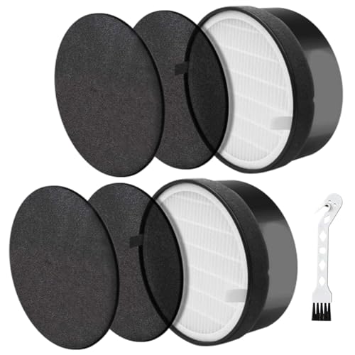 2 Stück LV-H132 Ersatzfilter kompatibel mit Levoit LV-H132 Luftreiniger, 2 Luftfilter und 4 Aktivkohlefilter,Filter LV-H132-RF von Yonice