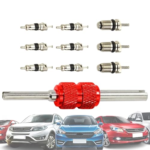 Yonuaret AC Ventil Kit | Automotive Kfz-Klimatisierung Werkzeuge - 10 Stück Ventilkern Set Für Klimaanlagen, Kfz, Kälteanlagen Wartung Yonuaret AC Ventil Kit | Automotive Kfz-Klimatisierung Werkzeuge - 10 Stück Ventilkern Set Für Klimaanlagen, Kfz, Kälteanlagen Wartung von Yonuaret