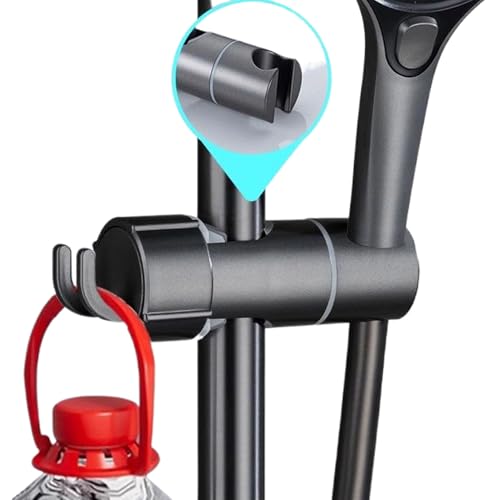 Yonuaret Handbrause Halter | Verstellbarer Duschkopfhalter für Duschstangensysteme,360 Grad Drehbare Brausekopf Halterung für Wohnmobil Bad Hotel Fitnessstudio Barrierefrei Senioren Kinder Erwachsene von Yonuaret