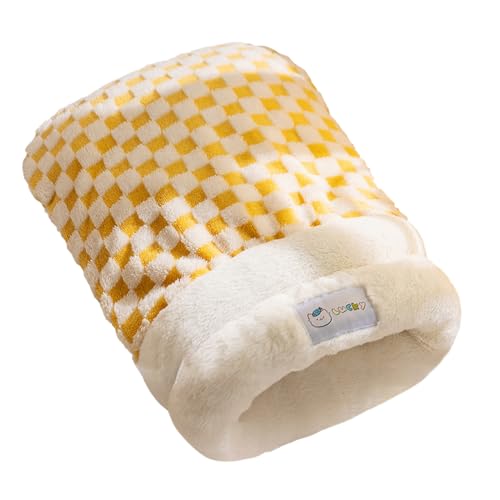 Yonuaret Katzen Schlafbett - Katzenbett - Dickes Warmes Waschbares Haustierhöhle Für Herbst Winter Kleine Tiere Innen Außen Reise Ruheplatz von Yonuaret