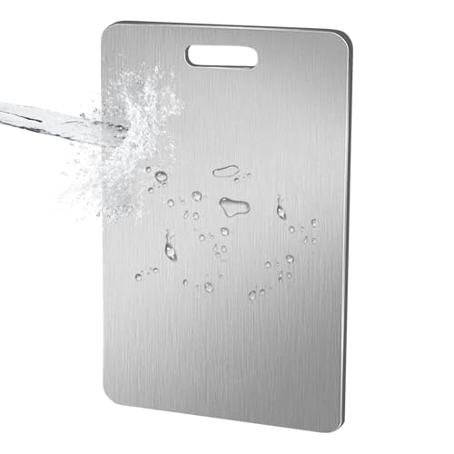 Yonuaret Kleines Titan Schneidebrett | Doppelseitige schneideunterlage - Kleines tragbares Fleisch Schneidebrett für Kochen Obst Fleisch Zubereitung Zuhause Outdoor Picknick Hochzeit Yonuaret Kleines Titan Schneidebrett | Doppelseitige schneideunterlage - Kleines tragbares Fleisch Schneidebrett für Kochen Obst Fleisch Zubereitung Zuhause Outdoor Picknick Hochzeit von Yonuaret
