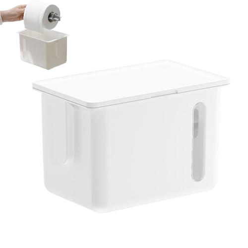 Yonuaret Wandmontage Taschentuchbox-Halter - Bohrfreie Toilettenpapierhalterung - Wasserdichter Organizer und Aufbewahrungsbox für die Küche, den Haushalt, das Badezimmer und den Waschtisch in Yonuaret Wandmontage Taschentuchbox-Halter - Bohrfreie Toilettenpapierhalterung - Wasserdichter Organizer und Aufbewahrungsbox für die Küche, den Haushalt, das Badezimmer und den Waschtisch in von Yonuaret