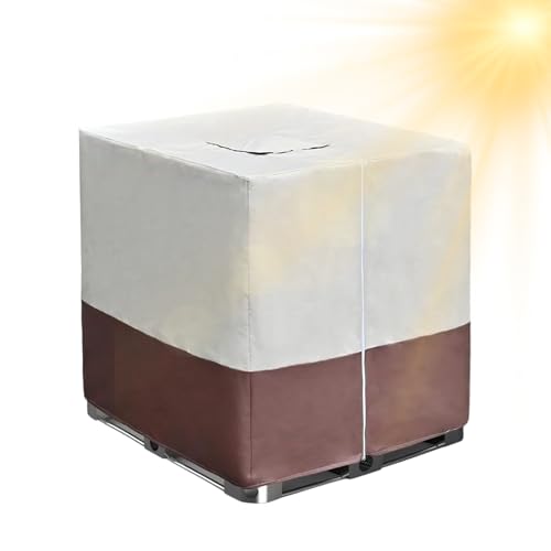 Yonuaret Wassertank Schutzabdeckung | Robuste Regenwassertonne Schutztasche Mit Reißverschluss | Schutzhaube Für Garten Terrasse Camping Außenbereich von Yonuaret