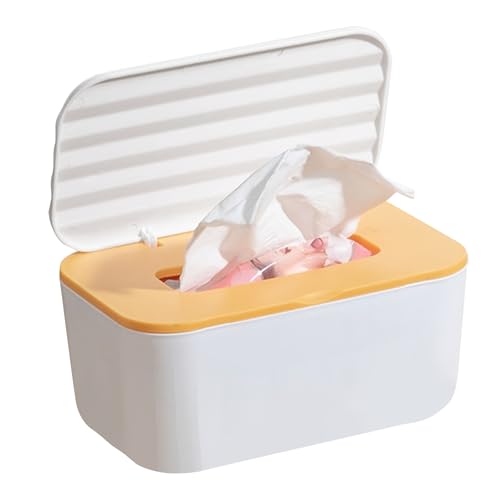 Yonuaret Wipes Box - Aufbewahrungsbox Für Toilettenpapier - Multifunktionale Staubdichte Baby Feuchttuch Box Für Reisen Küche Wickeltisch Toilette Kinderzimmer von Yonuaret