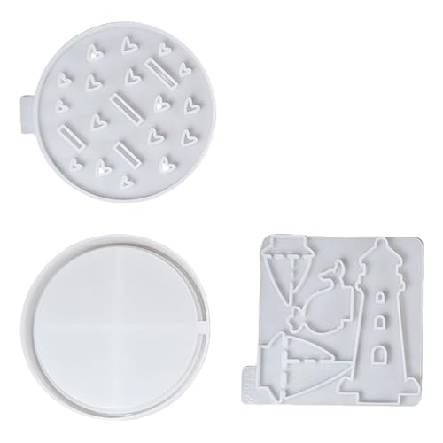 Yooghuge 3pcs Segelwal Silikonformen Kerzenformen Für Handgefertigte Seifen Kerzen Nachtlicht Home Dekoration Walformen Mit Basis von Yooghuge