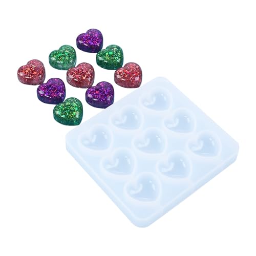 9 Loch Silikonform Bastelform Handgefertigtes Schmuckharz Perfekt Zum Herstellen Und Verarbeitung Von Lebensmitteln Crafting Werkzeug von Yooghuge