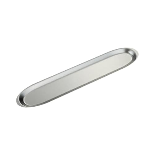 Edelstahlplatte Für Vorspeisen Snacks Die Einzigartige Schmale Musterschale Für Früchte Dessert Display Gold Gestreift Edelstahlplatte Für Vorspeisen Snacks Die Einzigartige Schmale Musterschale Für Früchte Dessert Display Gold Gestreift von Yooghuge