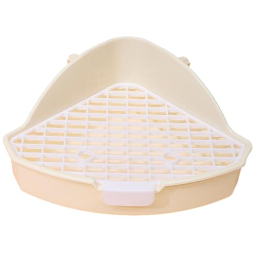 Yooghuge Hamster Katzentoilette Töpfchen Training Toilette Haustier Käfig Pfanne Bettwäsche Anti Spill Kaninchen Toilettenschale Für Kleine Tiere Haustierschale von Yooghuge