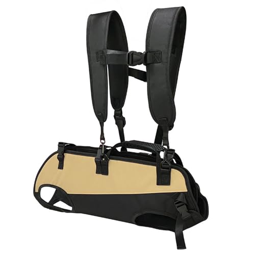 Yooghuge Haustierbeutel Mit Atmungsaktivem Verstellbarem Schultergurt Horizontaler Umarmungstasche Für Outdoor Kurztour Haustier Rucksack Freien von Yooghuge