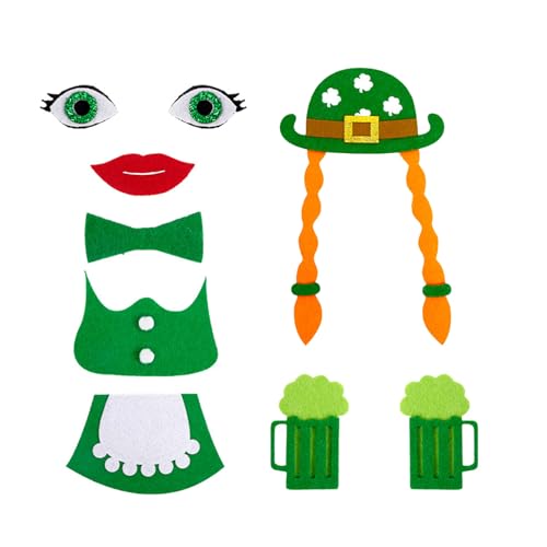 Heimdekoration Girlanden Irische Dekoration Für Zuhause Patricks Supplies Filzdekorationen von Yooghuge