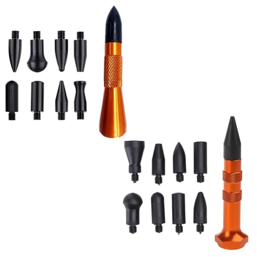 Keine Spurenformung Car Sheet Metall Dent Reparaturwerkzeuge Fahrzeugkörpernivellierung Stiftentfernung Tool 9PCS/Set Lackloser Knockout Stift Für Hand Für Hagel von Yooghuge