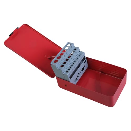 Metallbohrer Bit Organisatoren Easy Carry Bit Aufbewahrungsbox Für Bequemes Tragen Und Schutz Vor Schaden Leerer Box von Yooghuge