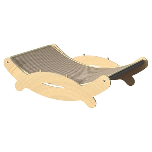 Yooghuge Multi Use Katzen Sofa Bett Bequemes Rastbett Kratzerbrett Für Verschiedene Home Decors Entertainment Einbezogene Lounge Katzen Lounge Stuhl von Yooghuge