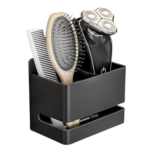 Multifunktional Hängende Speicherregal Elektrische Zahnbürstenhalter Haarpflege & Styling Tool Organisatoren Badzubehör Metall Badezimmer Organisatoren von Yooghuge