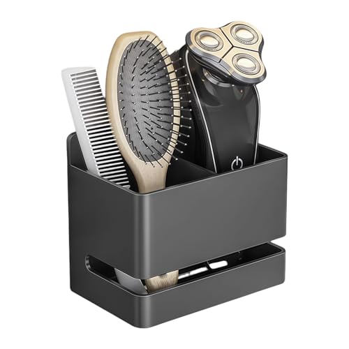 Multifunktional Hängende Speicherregal Elektrische Zahnbürstenhalter Haarpflege & Styling Tool Organisatoren Badzubehör Metall Badezimmer Organisatoren von Yooghuge