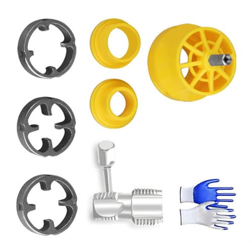 PVC Rohrgewinde Mit 1/2 Zoll -3/4 Zoll Würfel Gewindewerkwerkzeug PVC Gewindehersteller Rundstaber Threader Pipe Pipe Gewindewerkzeug Eingestellt von Yooghuge