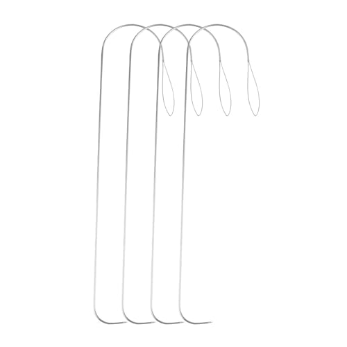 Set Von 4 Gekrümmten Perlennadelzubehör Spinner Edelstahl Für Die Große Augennadel Aus Designern Gekrümmt von Yooghuge