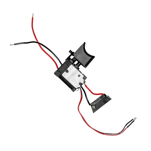Solid 12 V Lithium Bohrersatzschalter Anschlüsse Drill Triggers Für 22 Mm Schalter Schlitzkompatibilität Elektronisches Bremsbremsen Geeignetes Werkzeug von Yooghuge
