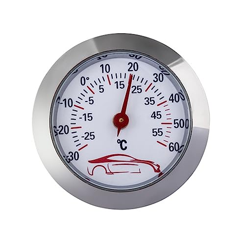 Typ Analoger Temperaturmonitor Auto Thermometer 43 Mm Rundes Temperaturprüfgerät -30 Bis 60 ℃ Temperaturmessgerät Auto Thermometer -30 Bis 60 ℃ Eingebettetes Temperaturprüfgerät 43 Mm von Yooghuge