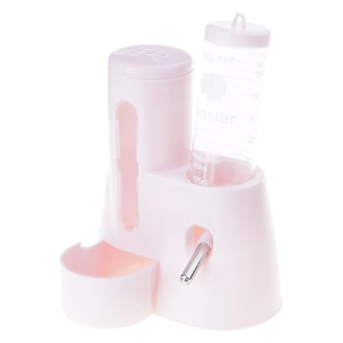 Yooghuge Wasserspender Mit Integriertem Feeder 2 In 1 Haltbarkeit Für PET Käfig Wartung Hamster Fütterungssystem von Yooghuge