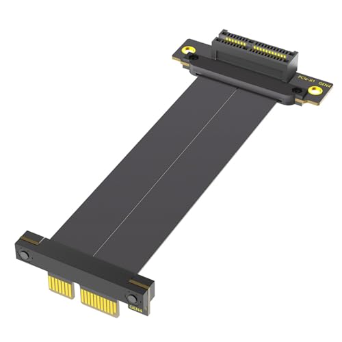 Yooghuge 10 cm PCIE4.0 1X 90 Grad Abgewinkelte Verlängerungsleitung Verbessert Die PC Board Integration. PCIE4.0-Kabel Yooghuge 10 cm PCIE4.0 1X 90 Grad Abgewinkelte Verlängerungsleitung Verbessert Die PC Board Integration. PCIE4.0-Kabel von Yooghuge