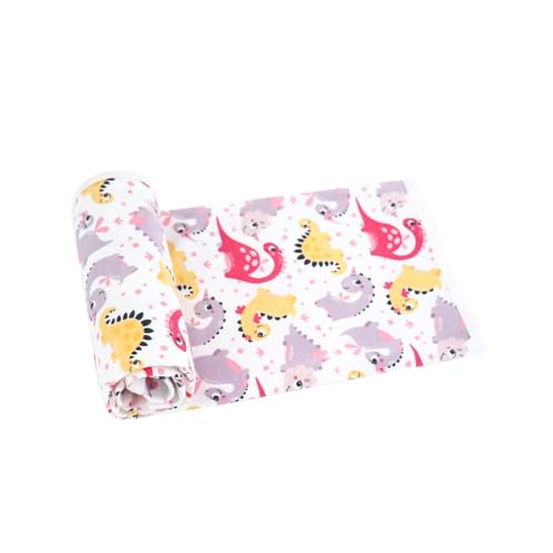 Yooghuge 80x80 cm Baby Swaddles Decken Neutral Farbe/gedrucktes Muster Designing Wrap Handtuchmaschine Waschbarer Kindergarten Essentielles Genderneutral Kindergarten Essentiell von Yooghuge