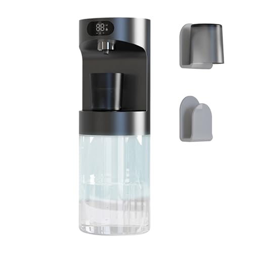 Yooghuge Badezimmerspender Mit Magnetsensoren Autofunktion 4 Ausgangsmengen Sichtbar Einfache Installation LED Display Home Mundpflege von Yooghuge