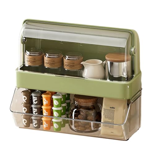 Yooghuge Desktop Teas Speicherbox 2 Schicht Design Delicate Organisatoren Für Kaffee Beutel Büro Home Nutzungsraum Sparende Tees Speicherlösung von Yooghuge