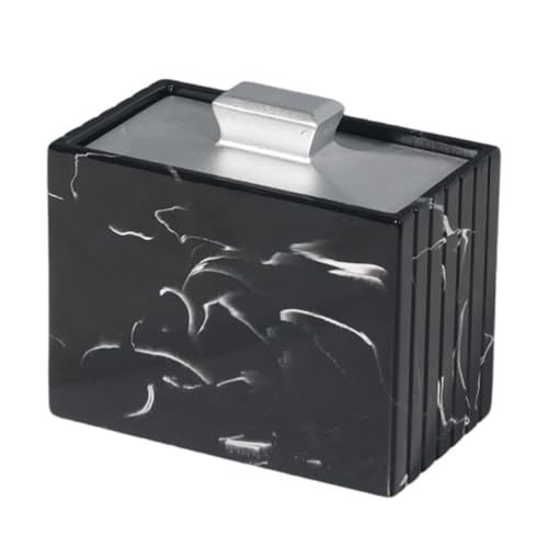 Yooghuge Marmormuster Zahnstocherspender Und Baumwollabstrichhalter Für Den Kommerziellen Essbereich Staubdichtes Tischlösungs Lösung Hotel Restaurant Desktop Lagerbehälter von Yooghuge