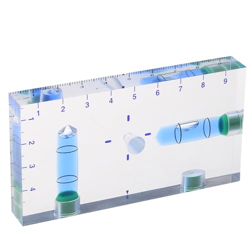 Yooghuge Mini-Wasserwaage, klare Wasserwaage, Bildaufhängungen, Wasserwaage, Messinstrument, Layout-Werkzeug, Mini-Wasserwaage von Yooghuge