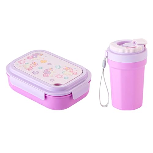 Yooghuge Multiple Sektion Mahlzeitbehälter Spülspämmerfreundlicher Plastik Bentos Box Für Kinder Erwachsene Büro Mikrowelle Verwenden Sie Moderne Design Bentos Box Mit Utensilien von Yooghuge